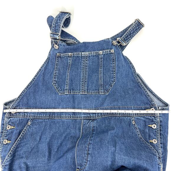 Vintage 90s Lizwear Jeans Liz Claiborne Denim Bib Overalls Size XXL 18-20 *READ* - Picture 4 of 7